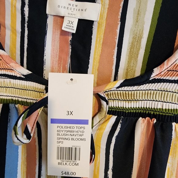 New Directions, Tunic, 3X - Picture 3 of 4